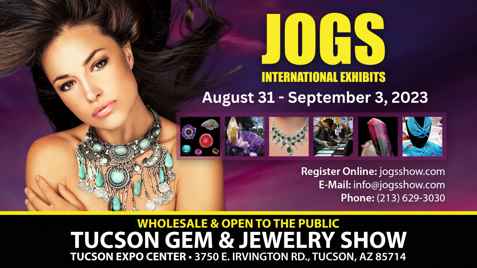 JOGS Tucson Fall Gem & Jewelry Show 2023 Tucson Expo Center